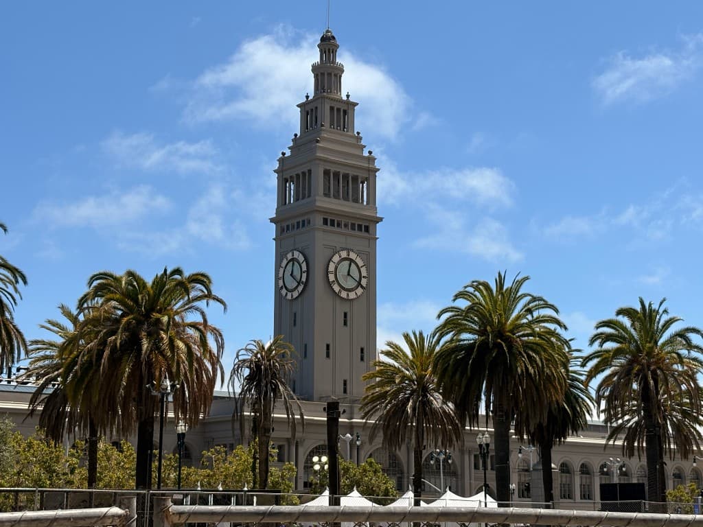 Ferry Building after the race